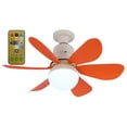 thumbnail image 1 of Lámpara de Ventilador de Techo Remota Likrtyny 30W Naranja, 1 of 7