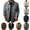 Navy, variant on Mens Shirt Jacket Long Sleeve Button Down Casual Shacket Lightweight thermal Shirts with Pockets Navy XXL(XXL)