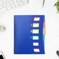 thumbnail image 1 of Bolsa De Plástico Para Guardar Documentos Organizador de archivos de papel A4 de plástico con 6 compartimentos y cierre elástico tipo acordeón, color azul, para oficina, escuela y hogar (1 pieza). Rkx, 1 of 9