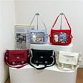 thumbnail image 3 of Harajuku Style Student Messenger Bag Japanese Otaku Style Crossbody Bag Campus Class Casual Large Capacity Shoulder Bag, 3 of 6