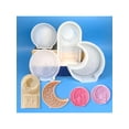 thumbnail image 5 of Moon Castle Silicone Mold Scented Candle Mold Festival Table Ornament Tool Plasters Craft Making Supplies Fondant Mold, 5 of 11