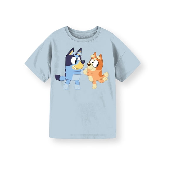 Bluey and Bingo Girls Short Sleeve Graphic T-Shirt, Sizes 4-16