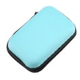 thumbnail image 4 of Almacenamiento Portátil Pequeño Estuche de Almacenamiento de Auriculares lleva de Bolsas de Bolsas Azul, 4 of 7