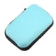 thumbnail image 5 of Funda de almacenamiento portátil para auriculares pequeños, bolsa de transporte (azul), 5 of 9