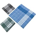 thumbnail image 6 of Men's Handkerchiefs 100% Cotton Handkerchief with Check, 6 of 9