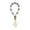 Grey, variant on YYKihy Mother's Day Gift MAMA Wooden Silicone Beads Beaded Wrist Strap Keychain