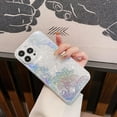 thumbnail image 3 of Compatible with iPhone 13 Pro Max Case Glitter Bling Cute Case for Women Girly Slim Silicone Protective Flexible Phone Case for iPhone 13 Pro Max with Glass Screen Protector, 3 of 13