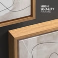 thumbnail image 4 of wall26 Framed Canvas Print Wall Art Pastel Grunge Geometric Line Art Sketch Abstract Shapes Illustrations Modern Art Decorative Bohemian Multicolor for Living Room, Bedroom, Office - 16"x24&quot, 4 of 5