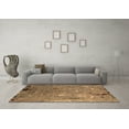 thumbnail image 3 of Ahgly Company Indoor Square Oriental Brown Industrial Area Rugs, 4' Square, 3 of 4