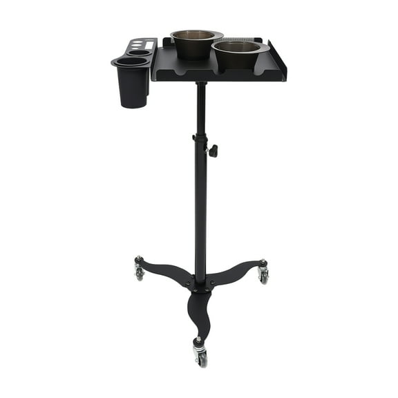 Dwellnix SPA Beauty Equipment Hair Stylist Storage Mobile Trolley Salon Cart Rolling Tray