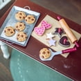 thumbnail image 1 of THE QUEEN'S TREASURES Accesorios para comida para muñecas de 18 pulgadas, juego auténtico de 16 piezas para hornear galletas con herramientas para hornear, compatible con pastelería y muebles de cocin, 1 of 5