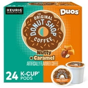 The Original Donut Shop Duos Nutty + Caramel Keurig Single-Serve K-Cup Pods, Medium Roast Coffee, 24 Count