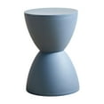 thumbnail image 2 of Taburete pequeño redondo para cambiar zapatos, asiento nórdico sencillo, moderno, para niños y niñas. Azul gris, 2 of 9