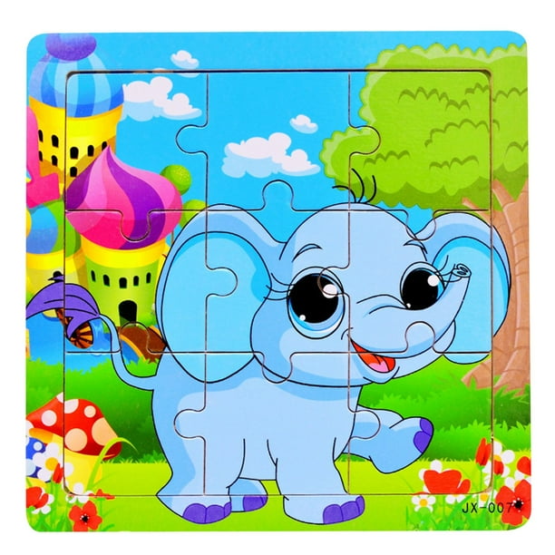Juegos de Rompecabezas onlyliua Madera 3 a 7 Años Regalos de Niños y Niñas Aprendizaje Preescolar