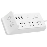 Switch Socket Panel Home Outlet Wireless Charger Phone Intelligent White Put Plug