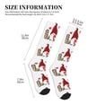 thumbnail image 2 of Lsque Love Gnomes Pattern Sport Compression Socks for Men & Women 15-20 mmHg Knee High Nurse Pregnant Running Medical and Travel Athletic, 2 of 6