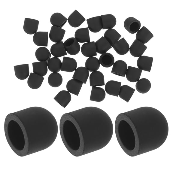 KALLORY 50Pcs Capacitive Stylus Pen Tips Replacement Black Silicone for Smooth and Durable Touch Experience