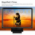 thumbnail image 3 of PENGXIANG Screen Magnifier for Cell Phone -3D HD Magnifing Projector Screen Enlarger for Movies  Videos and Gaming – Foldable Phone Stand Holder with Screen Amplifier–Compatible with, 3 of 8