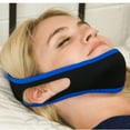 thumbnail image 3 of Adjustable Anti Snore Chin Jaw Strap - Sleep Aid Jaw Strap Reduces Snoring - Allows A Restful Nights Sleep - Comfortable - Use for Teeth Grinding, Sleep Apnea, Bruxism, 3 of 4