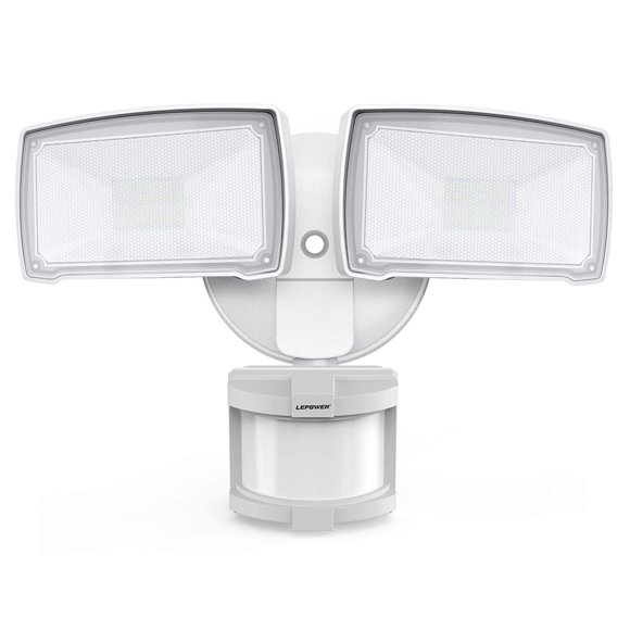 Luces de seguridad con sensor de movimiento LEPOWER 30W 3200LM IP65