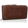 thumbnail image 2 of Buxton Women's Heiress Checkbook Wallet, Mahogany One Size, 2 of 4