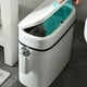 thumbnail image 4 of Injueey Bote de basura inteligente - De fácil a eficiente Duradero - Bote de basura de baño elegante e innovador para cualquier habitación Suministros de limpieza para el hogar 12L Tapa blanca, 4 of 6