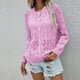thumbnail image 5 of Moda mujer Casual bolsillos manga larga Casual sólido abrigo cárdigan blusa Fridja hkj535, 5 of 9