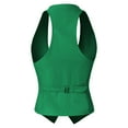 thumbnail image 3 of Made by Olivia Women's Dressy Casual Versatile Racerback Vest Tuxedo Suit Waistcoat, 3 of 6