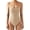01 Nude, variant on Women Sexy Square Neck Thong Bodysuit Backless Cami Bodysuit Top