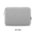 thumbnail image 2 of Qarigey Bolsa para tableta de 14/15/17 pulgadas, organizador electrónico, funda Universal para teléfono, contenedor de Cable, Estuche de Bolsas de mensajero y de hombro Gris 14-15 pulgadas, 2 of 6