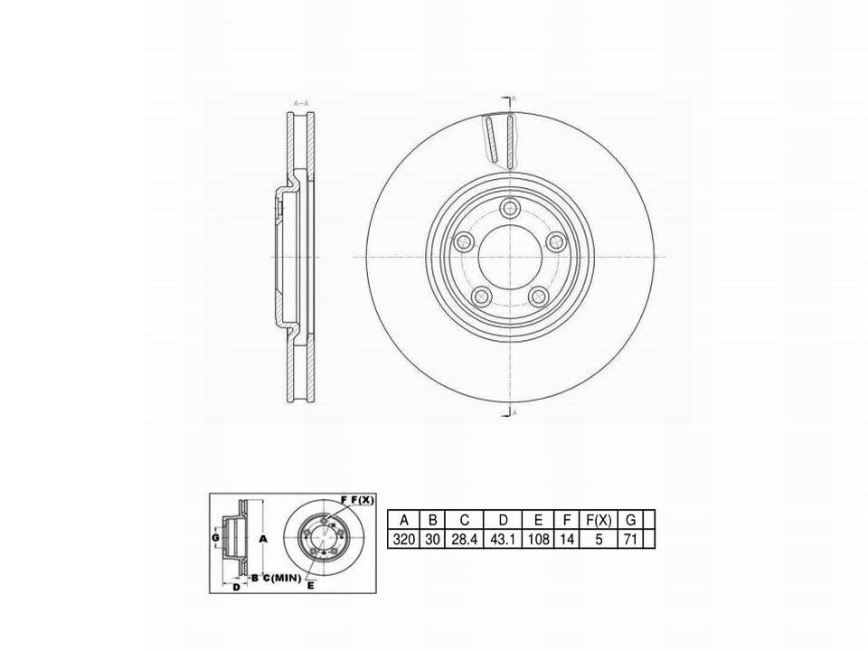 Winstop Brake Rotor, Front WS248927, Jaguar S-Type 2005-2003