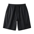 thumbnail image 3 of Cargo Short Pants for Men Plus Size Summer Lightweight Elastic Waist Solid Color Gym Shorts Athletic Outdoor Sport Workout Shorts with Pockets, 3 of 7