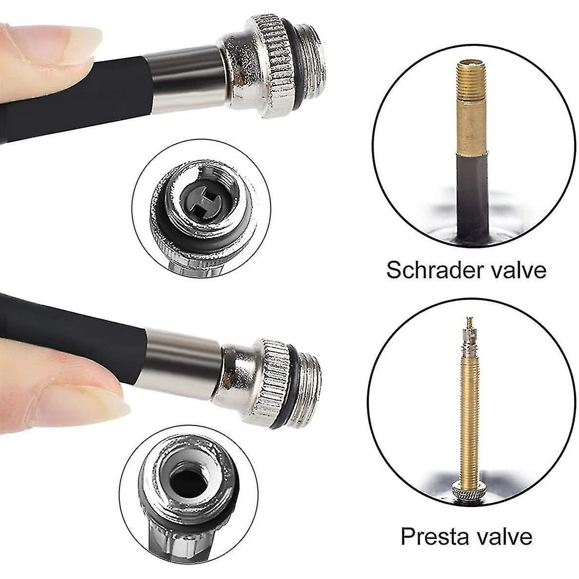 Bike Pump With Presta Schrader Valves 100 Psi Bicycle Pump For Electric Bike Tire Pump Mini Bike Air Pump Han Walmart
