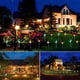 thumbnail image 5 of Luces solares de jardín con forma de mariposa, juego de 3 luces solares para exteriores con estacas, luces de cadena de mariposas multicolores, luces decorativas de mariposas de fibra óptica, decoraci, 5 of 5