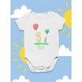 thumbnail image 3 of Pooh Bear W Balloons Bodysuit Infant -Smartprints Designs,  12 Months, 3 of 4