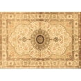 thumbnail image 1 of Ahgly Company Indoor Rectangle Medallion Brown Traditional Area Rugs, 2' x 3', 1 of 4