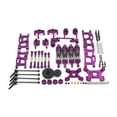 thumbnail image 1 of Kit de montaje de brazo oscilante delantero y trasero de Metal, ejes de transmisión, Control remoto, actualización de coche, reemplazo de pieza de repuesto para Wltoys 144002 144001 púrpura Inevent FN010077-01B, 1 of 7