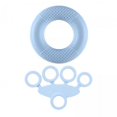 thumbnail image 1 of 2xFortalecedor De Agarre Manual De Silicona Para Fortalecer Los Músculos Músicos 2 En 1 Azul Claro, 1 of 8