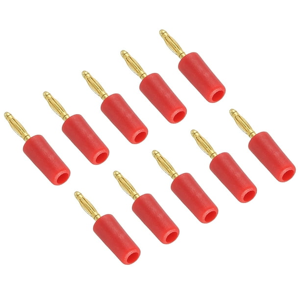 10 Pack Banana Plugs Connector Speaker Banana Plug Connectors Solder