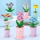 thumbnail image 1 of Adornos de flores de la suerte del zodíaco Planta en maceta Modelo Bloques de construcción Juguetes Ensamblaje Gif, 1 of 2