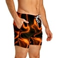 thumbnail image 6 of Orange Lava Swim Trunks For Men, 6 of 6