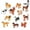 12pcs dog, variant on ZOUBAOQ 12 Mini Dog Figurines Toy Set, Realistic Detailed Plastic Puppy Figures Playset, Tiny Dogs Cake To Hand Painted Ornament,