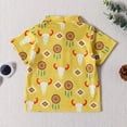 thumbnail image 4 of Coerni Toddler Boys Short Sleeve Cow Prints Gentleman Button Down Shirt Tops Boys Golf Tennis Polo Shirts Summer, 4 of 5