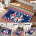 thumbnail image 5 of Independence Day Entryway Rug 2'x3'&nbsp; Non Slip Front Door Mats, Patriotic Gnomes USA Flag Firework Entrance Rugs Indoor Outdoor Carpet, Washable Floor Mats Small Area Rug for Bedroom Kitchen, 5 of 8