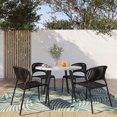 thumbnail image 4 of Table à dîner ronde pour patio HOMETRENDS, 4 of 8