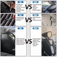 thumbnail image 6 of Car Seat Covers Full Set Fit for Acura TL 1999-2014, Premium Faux Leather Seat Protectors, Breathable, Waterproof & Anti-Slip Full Wrapping Edge Seat Covers (Black&Red, Full Set), 6 of 7