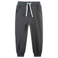 thumbnail image 2 of yocbz Toddler Boy Pants Toddler Kids Spring Sweatpants for Boys Fall Active Jogger Knit Pants Baby Casual Athletic Trouser with Pocket Dark Gray,Size for 12-14 Years, 2 of 4