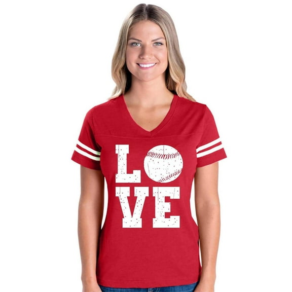 IWPF - Womens Football Fine Jersey T-shirts - Baseball