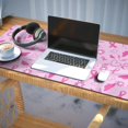 thumbnail image 3 of Long Mouse Pads for Desk,Pink Breast Cancer Awareness Pattern Desk Mats on Top Of Desks, Desk Mouse Pad Extra Large with 3mm Non-Slip Base and Stitched Edge for Gaming,Office,Work,Home 35.4x15.7in, 3 of 5