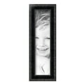 thumbnail image 2 of ArtToFrames 4" x 16" Black Engraved Edges Picture Frame, 4x16 inch Black Wood Poster Frame (WOM-4055), 2 of 8
